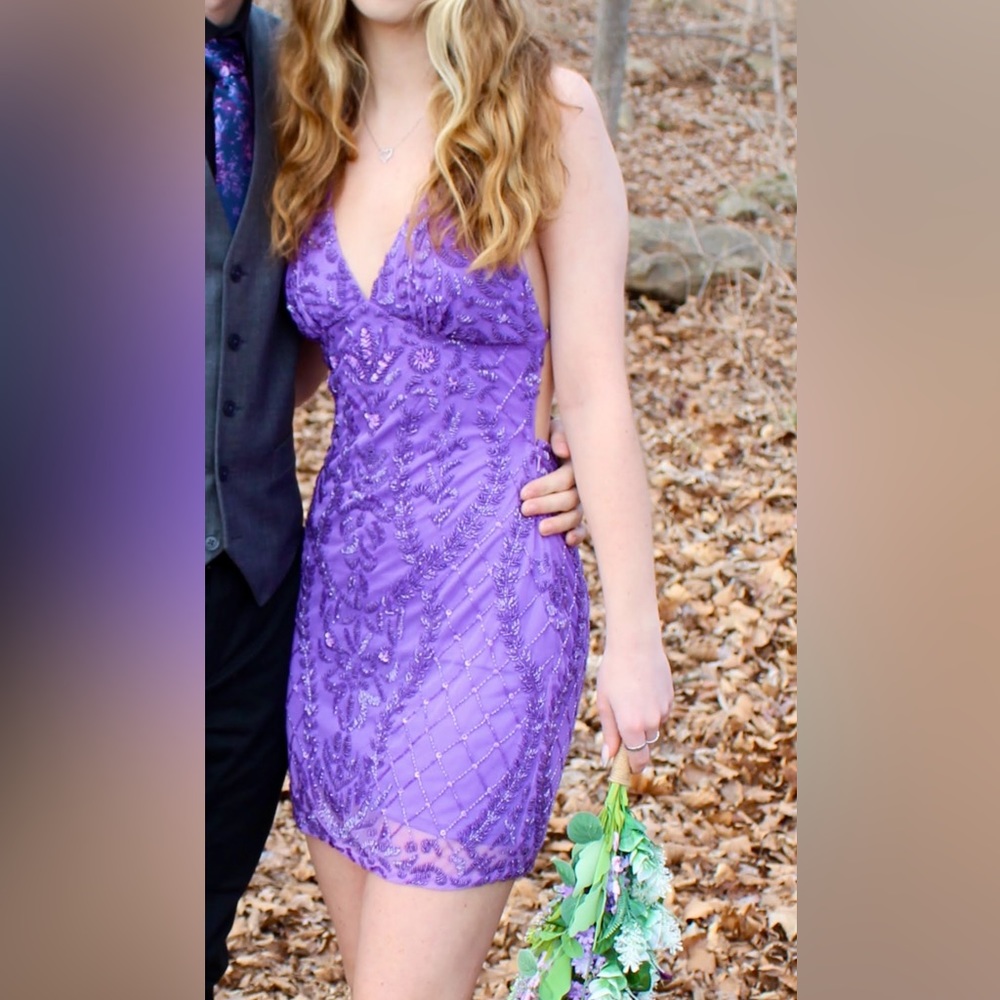 Purple Homecoming Dress Size 00!